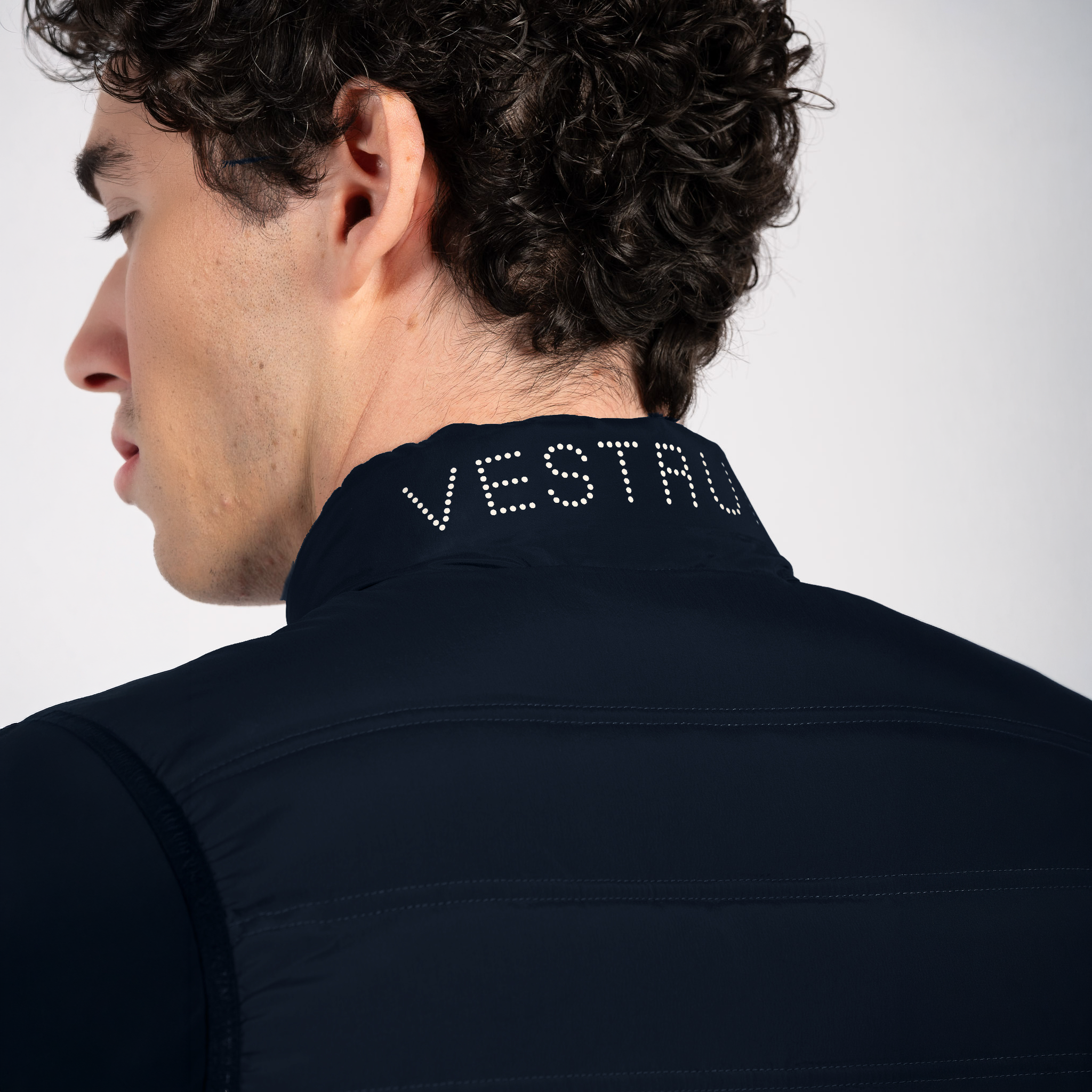 Vestrum Liverpool men's vest in black, lightweight gilet with front pockets, stylish and suitable for casual wear.