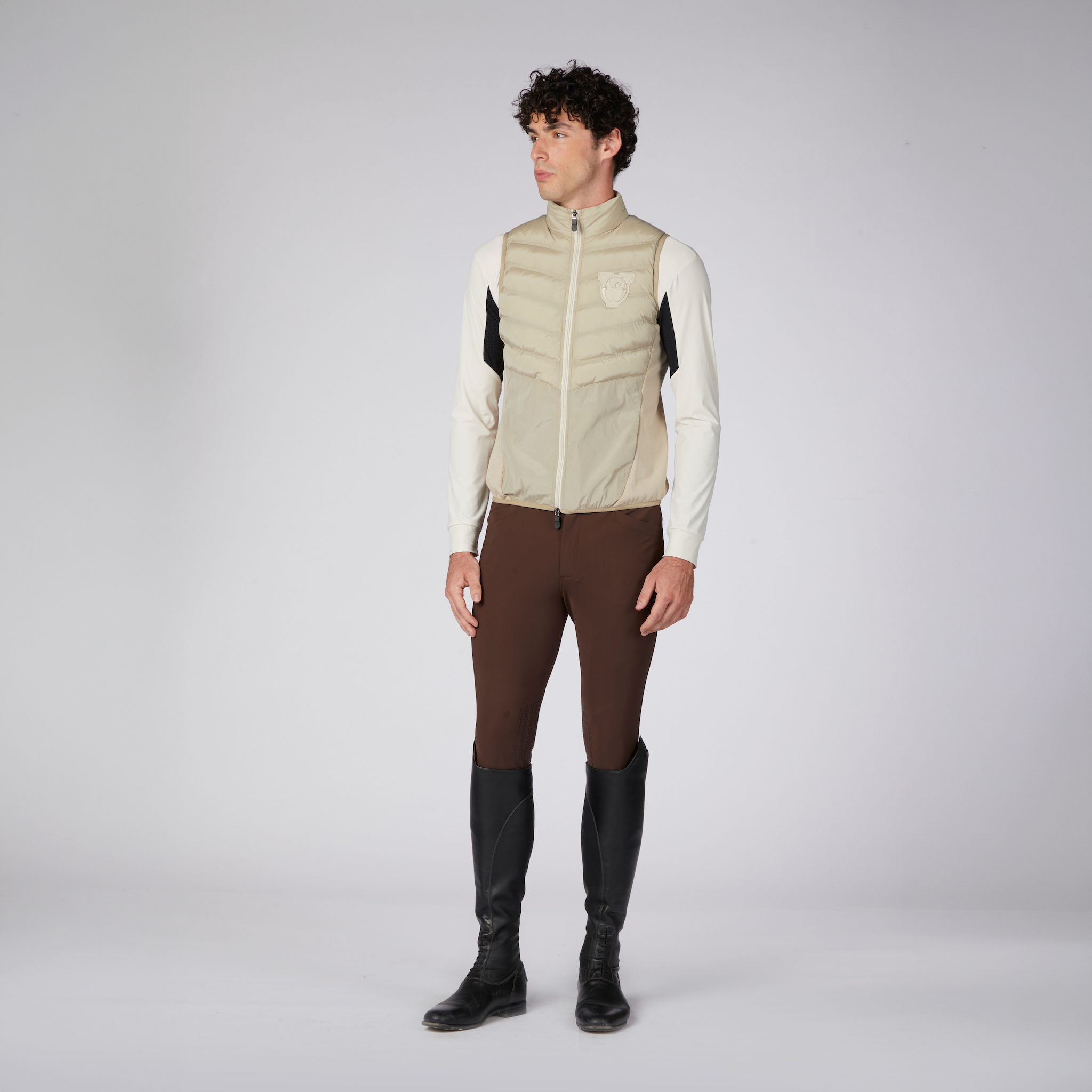Vestrum mens Liverpool vest, stylish gilet with quilted design, navy blue color, front zipper, and side pockets.