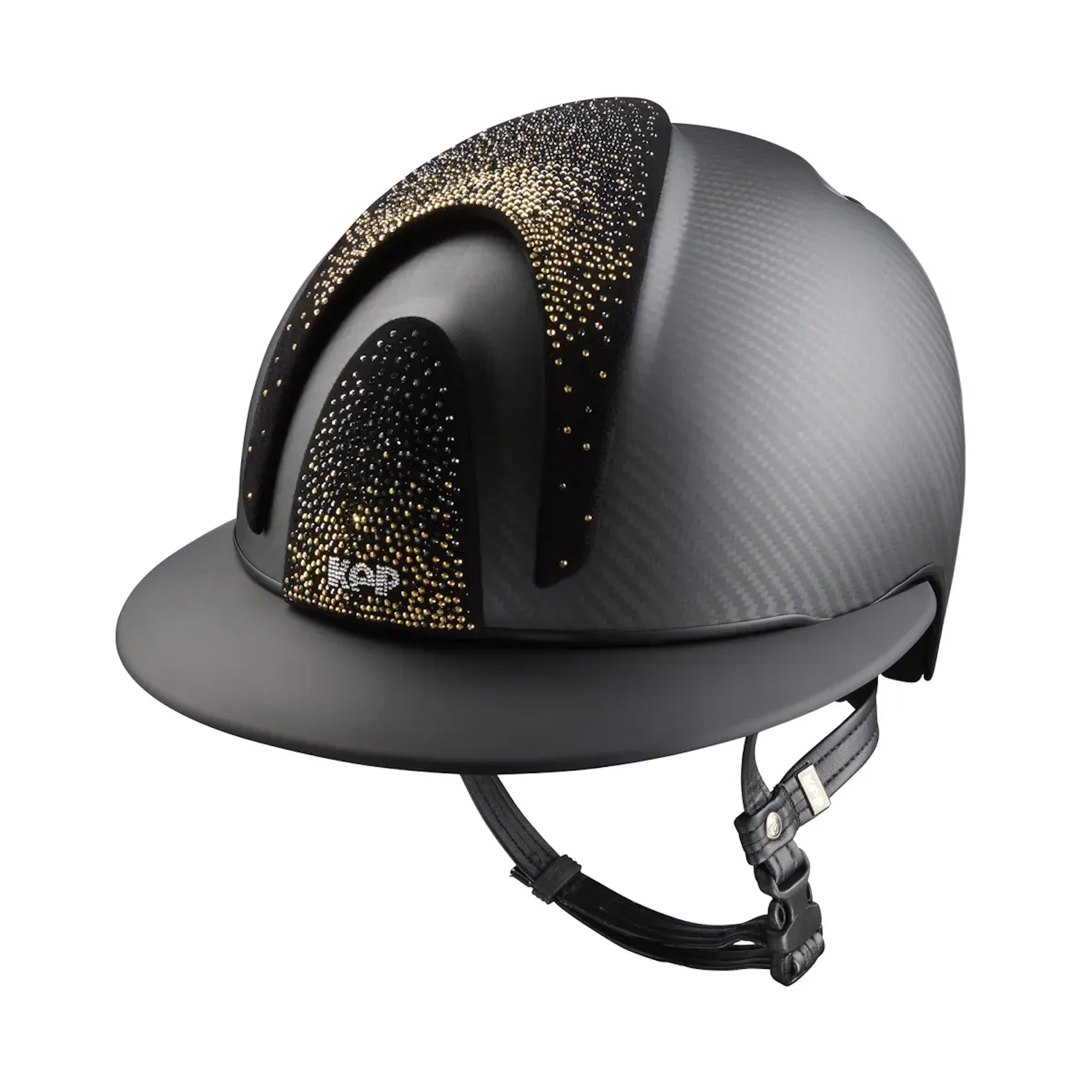 KEP Carbon Polo Riding Helmet with 3 Nebula Inserts - Espayo Equestrian