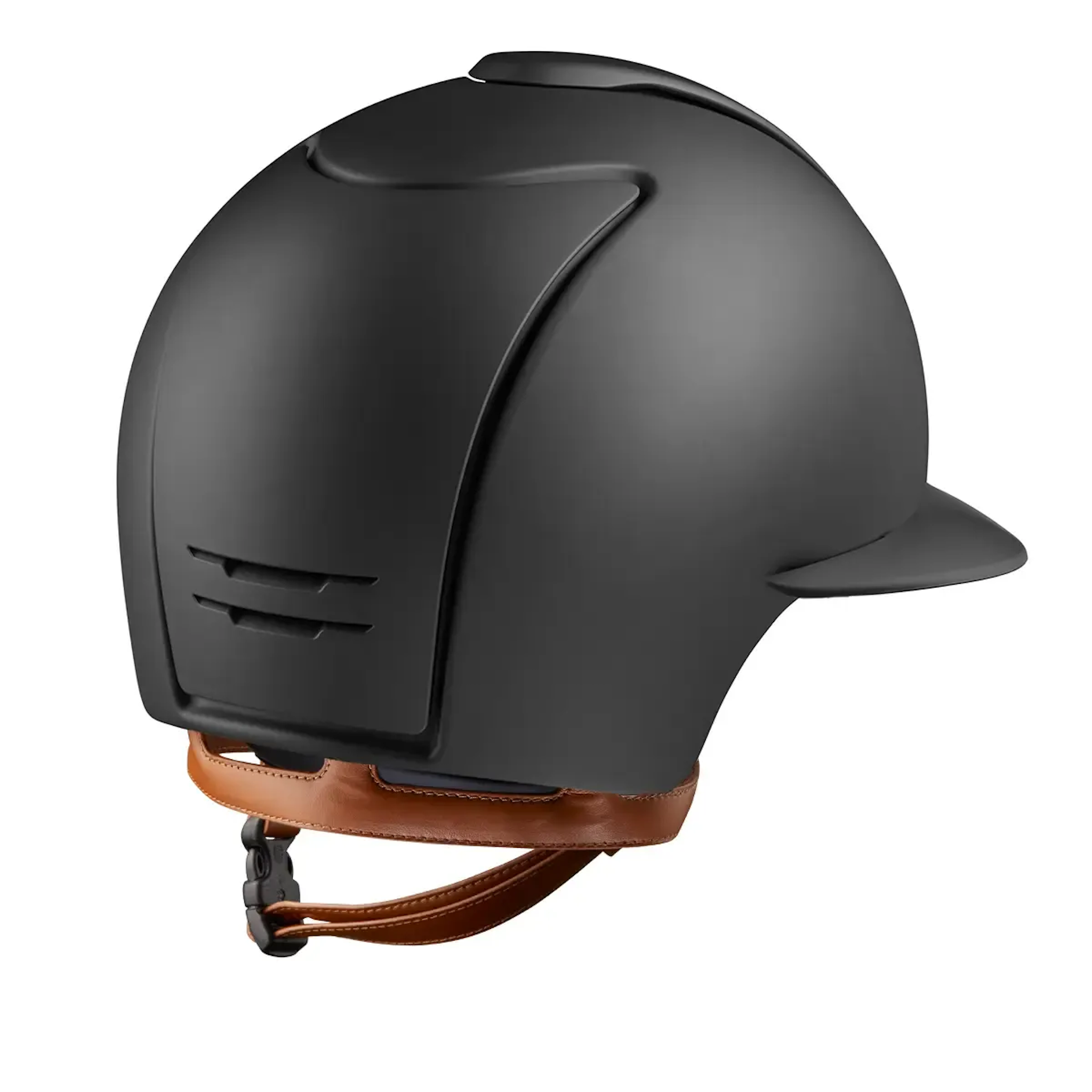 KEP Cromo 2.0 Matt Polo Visor Riding Helmet with Beige Chin Strap - Espayo Equestrian