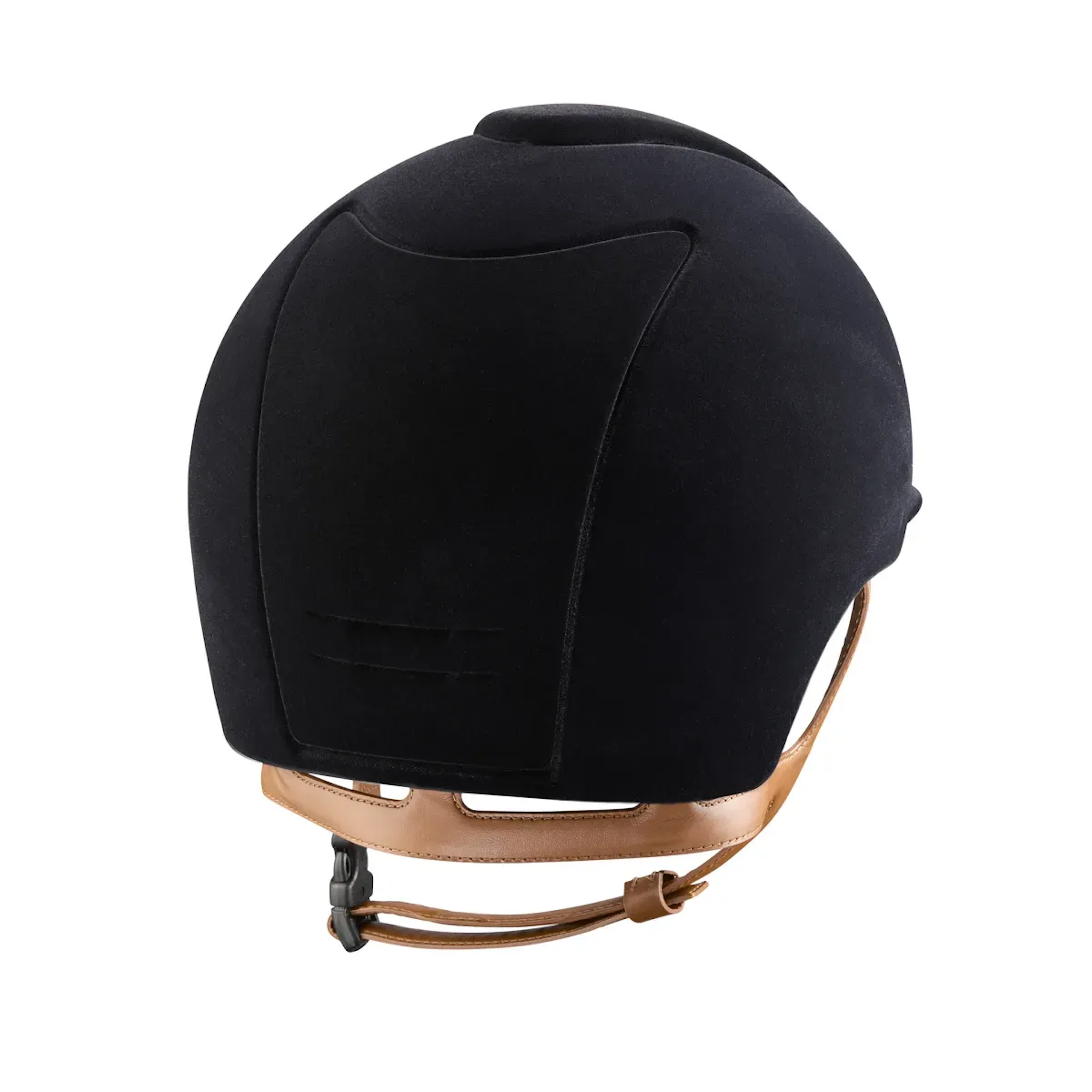 KEP Cromo 2.0 Velvet Riding Helmet with Beige Chin Strap - Espayo Equestrian