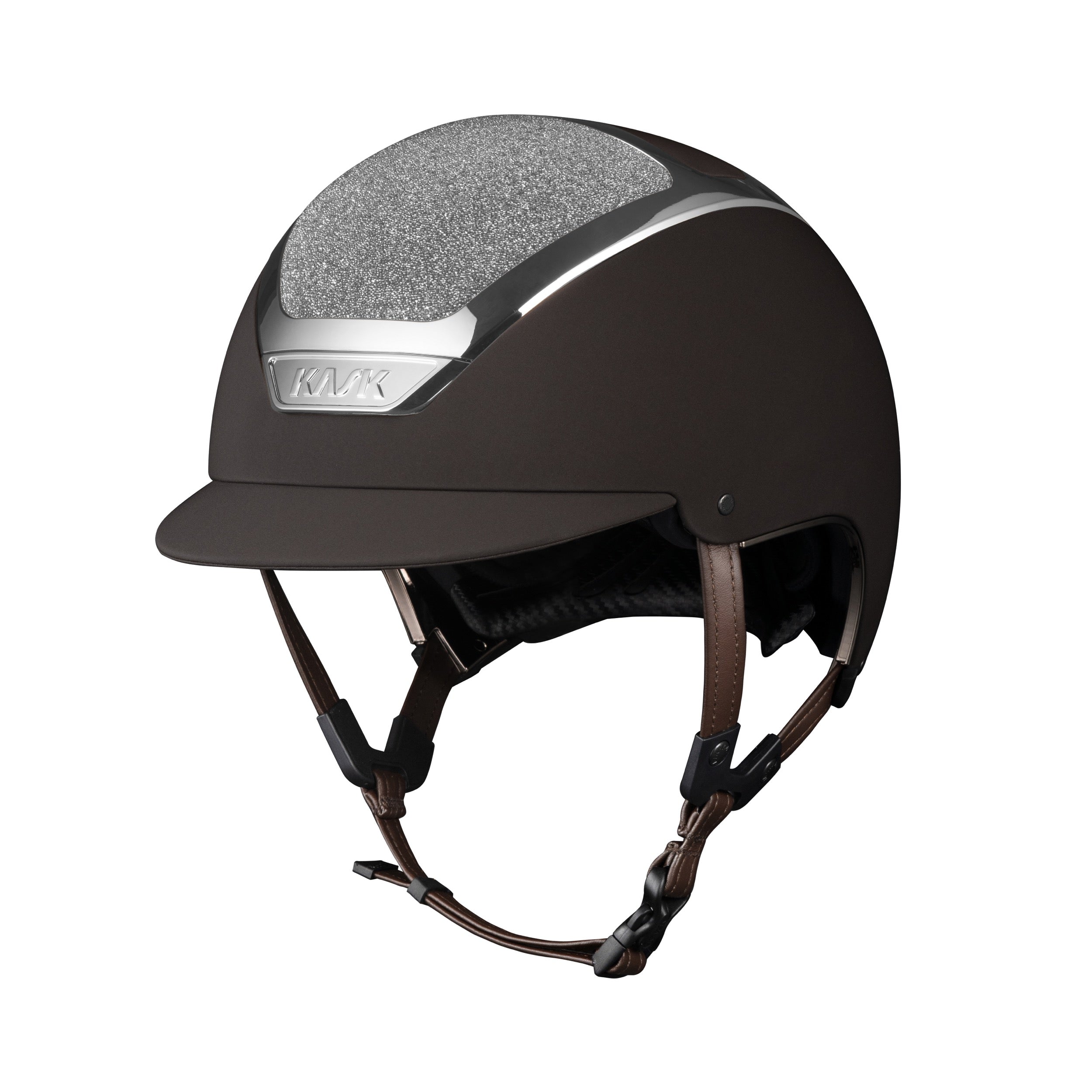Kask Dogma Chrome Swarovski Carpet Riding Helmet - Espayo Equestrian
