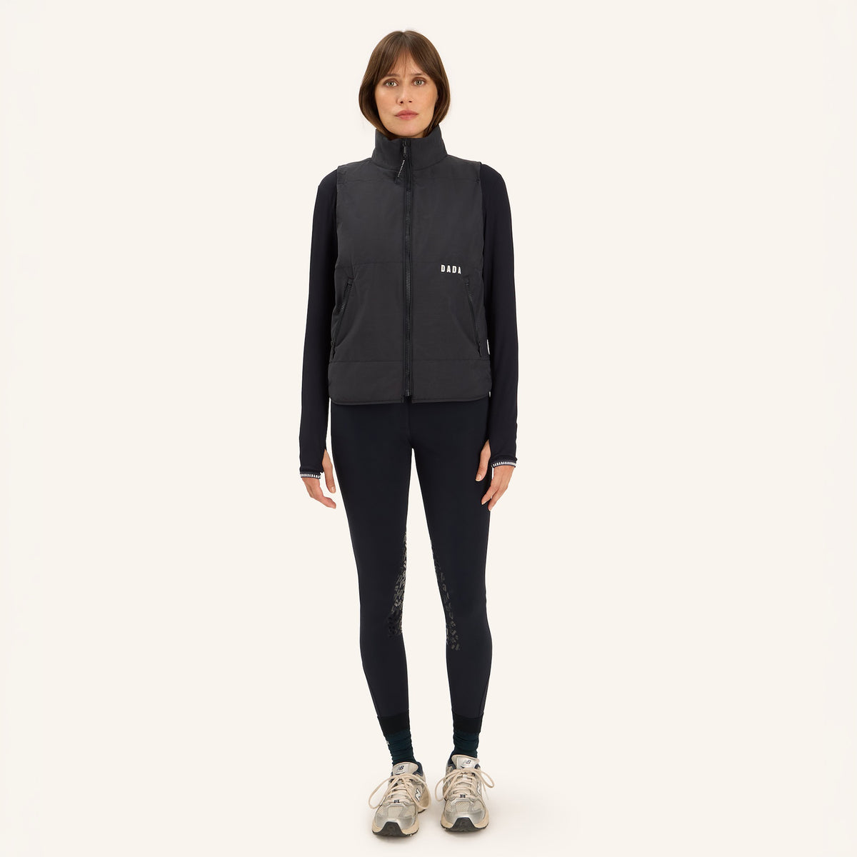 Dada Sport Ladies Mistral Vest in navy, front view
