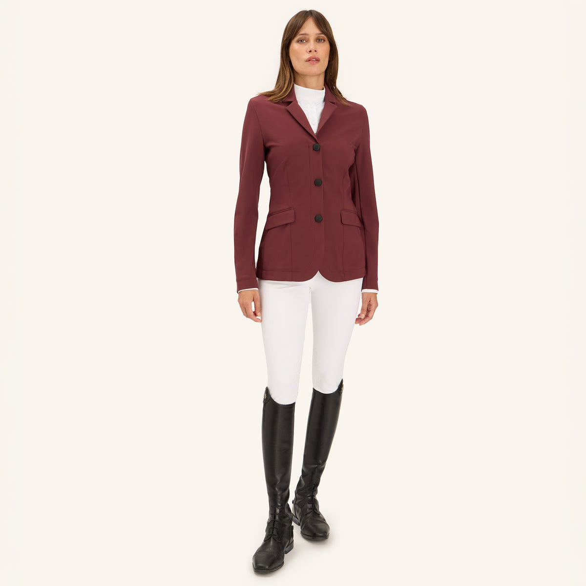 Dada Sport Ladies New Vienna Show Jacket in burgundy