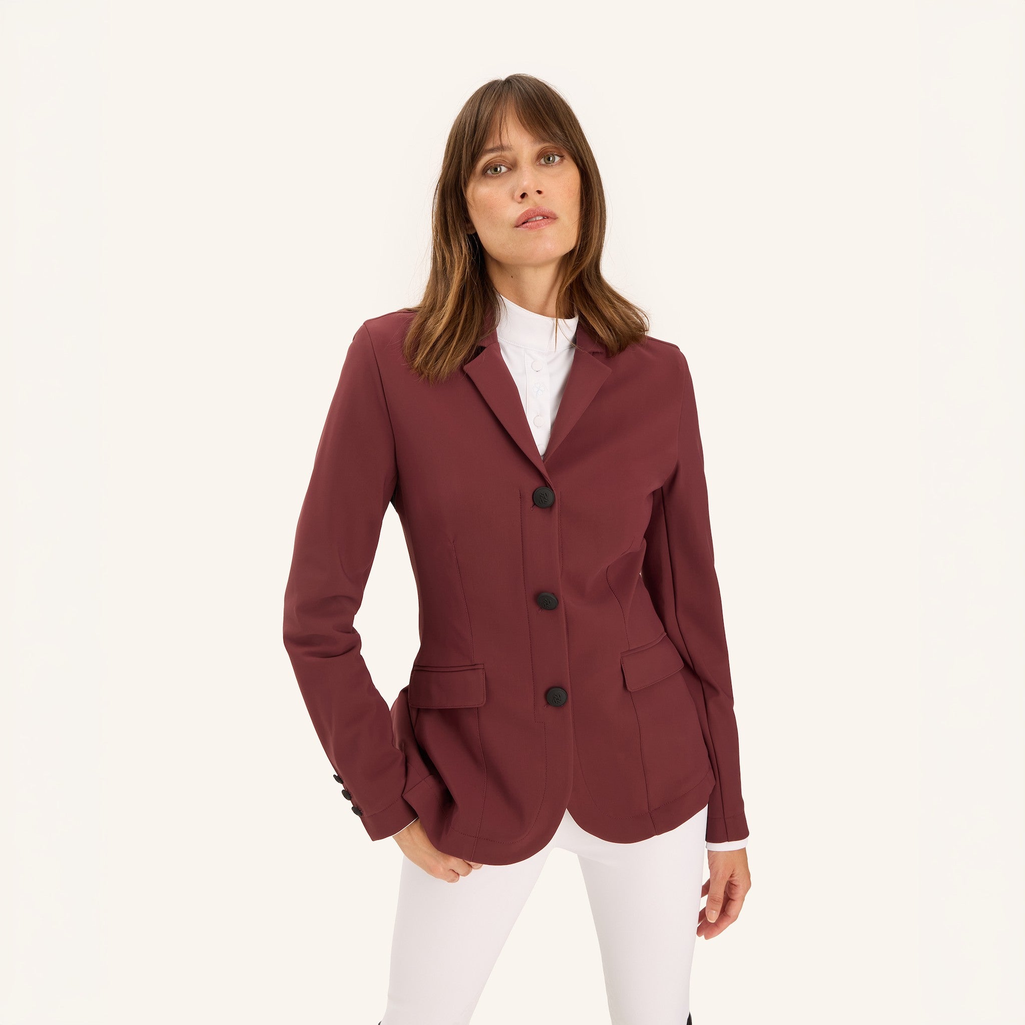 Dada Sport Ladies New Vienna Show Jacket in burgundy