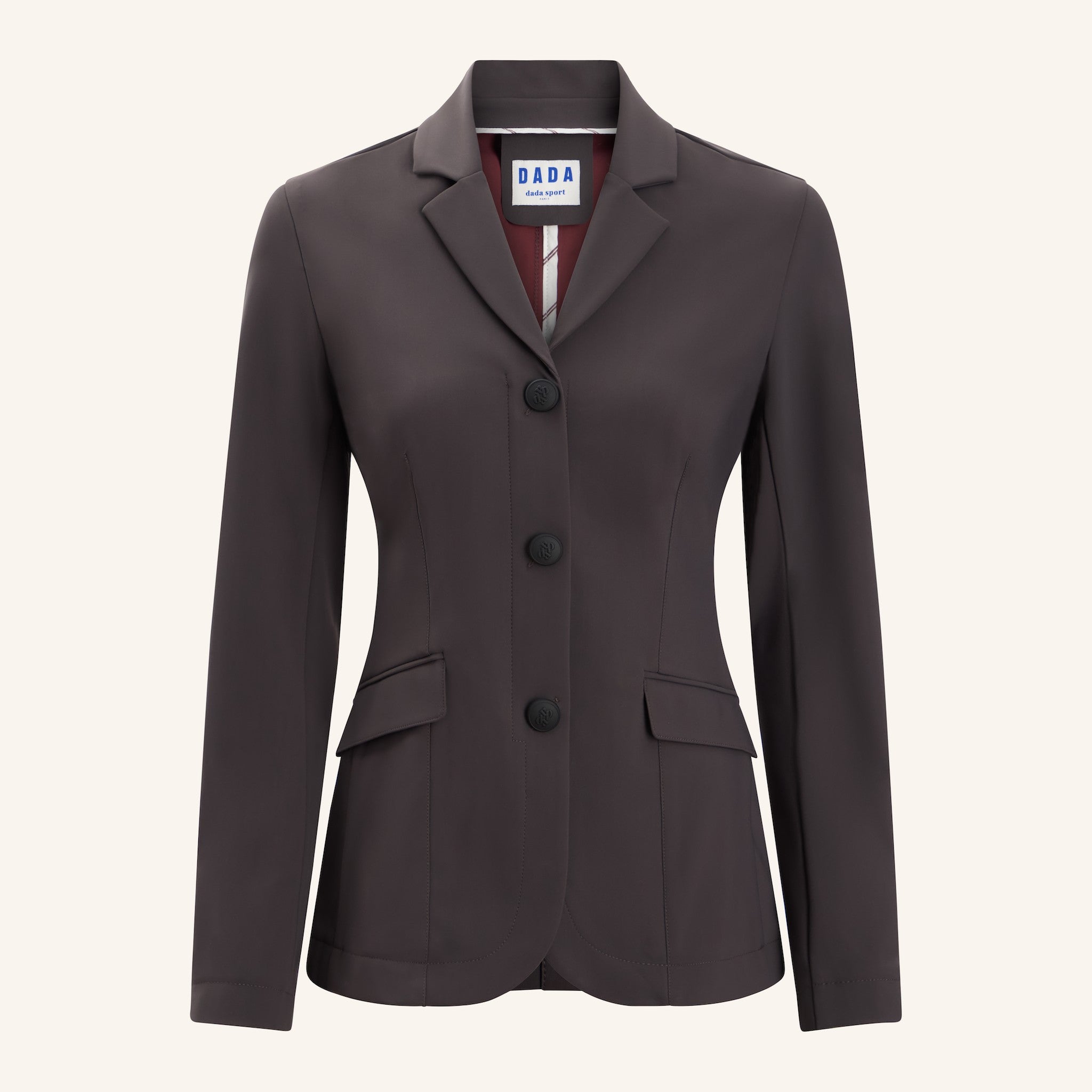 Dada Sport Ladies New Vienna Show Jacket in dark brown, front view