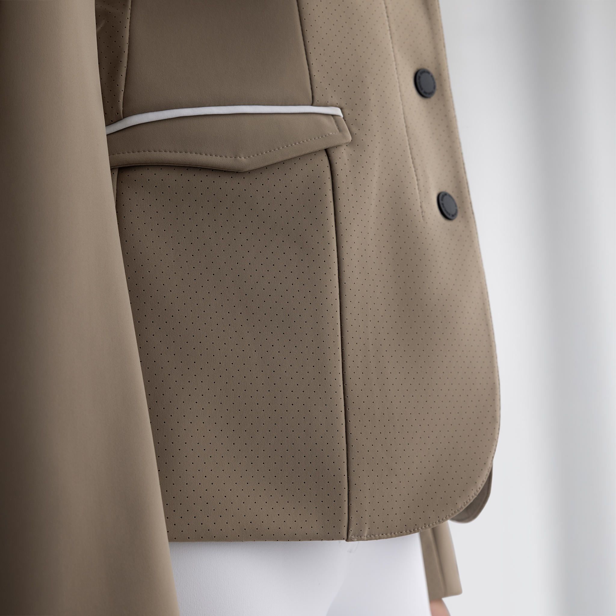 Equiline Ladies Ebony Air Vest Compatible Competition Jacket - Espayo Equestrian