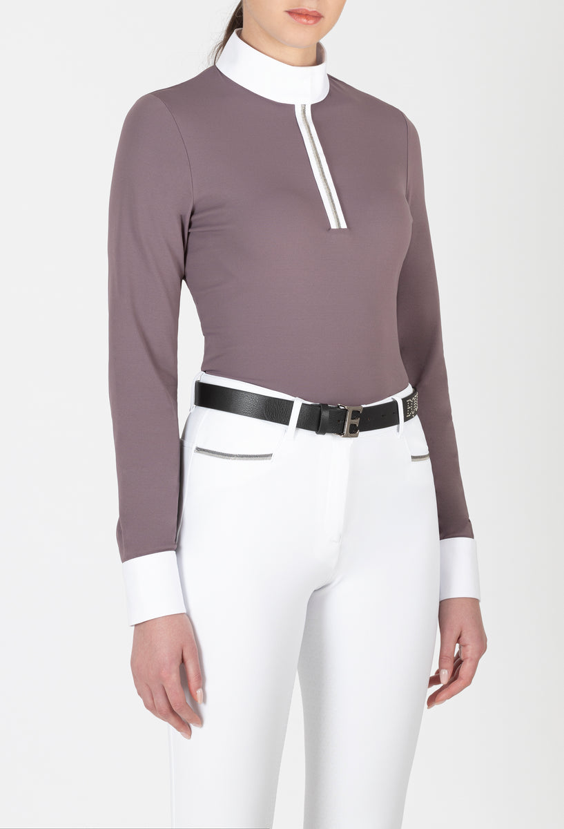 Women's Equestrian Harness Print Long Sleeve Sun Shirt main image 0
