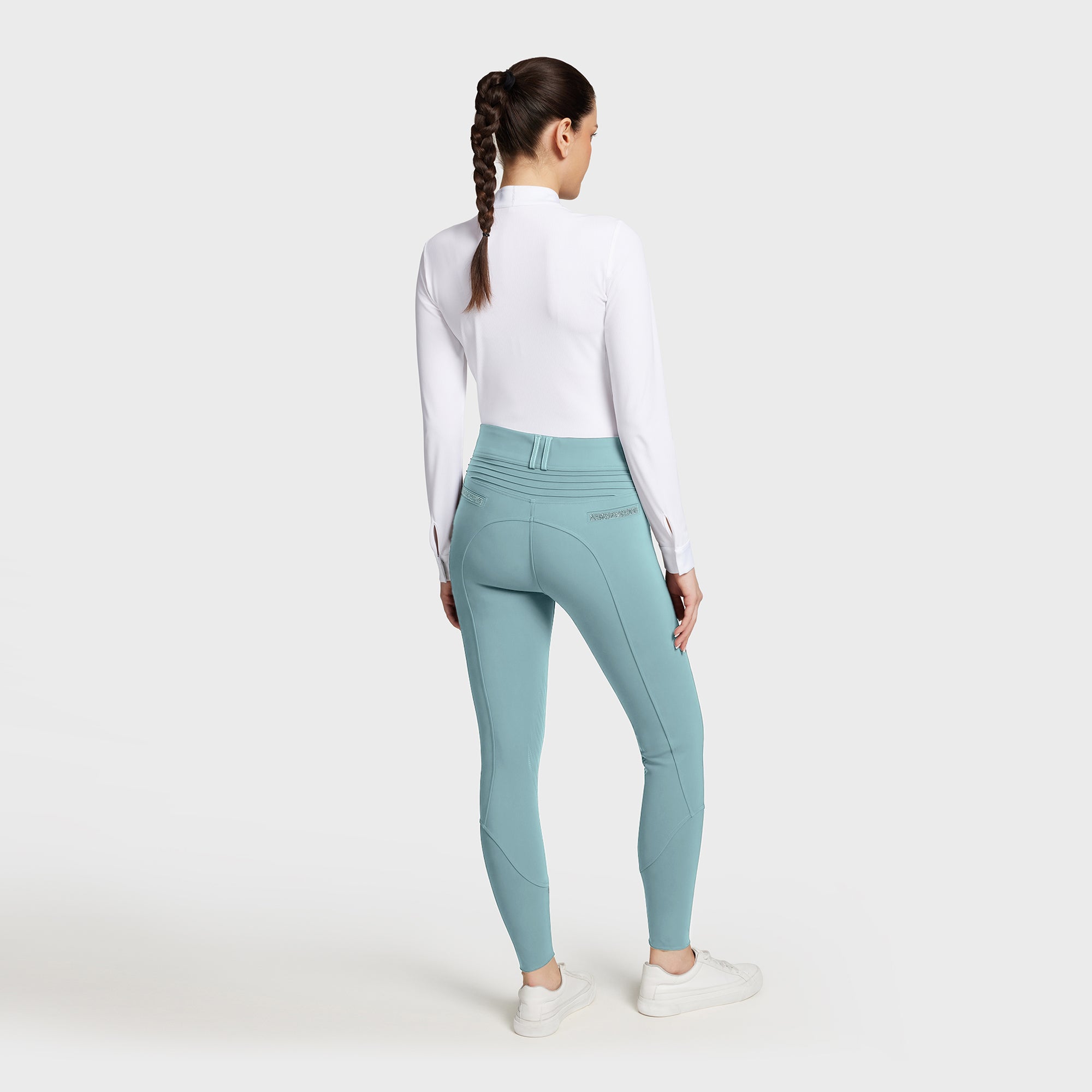 Samshield Ladies Clara High Waist Knee Grip Breeches - Espayo Equestrian