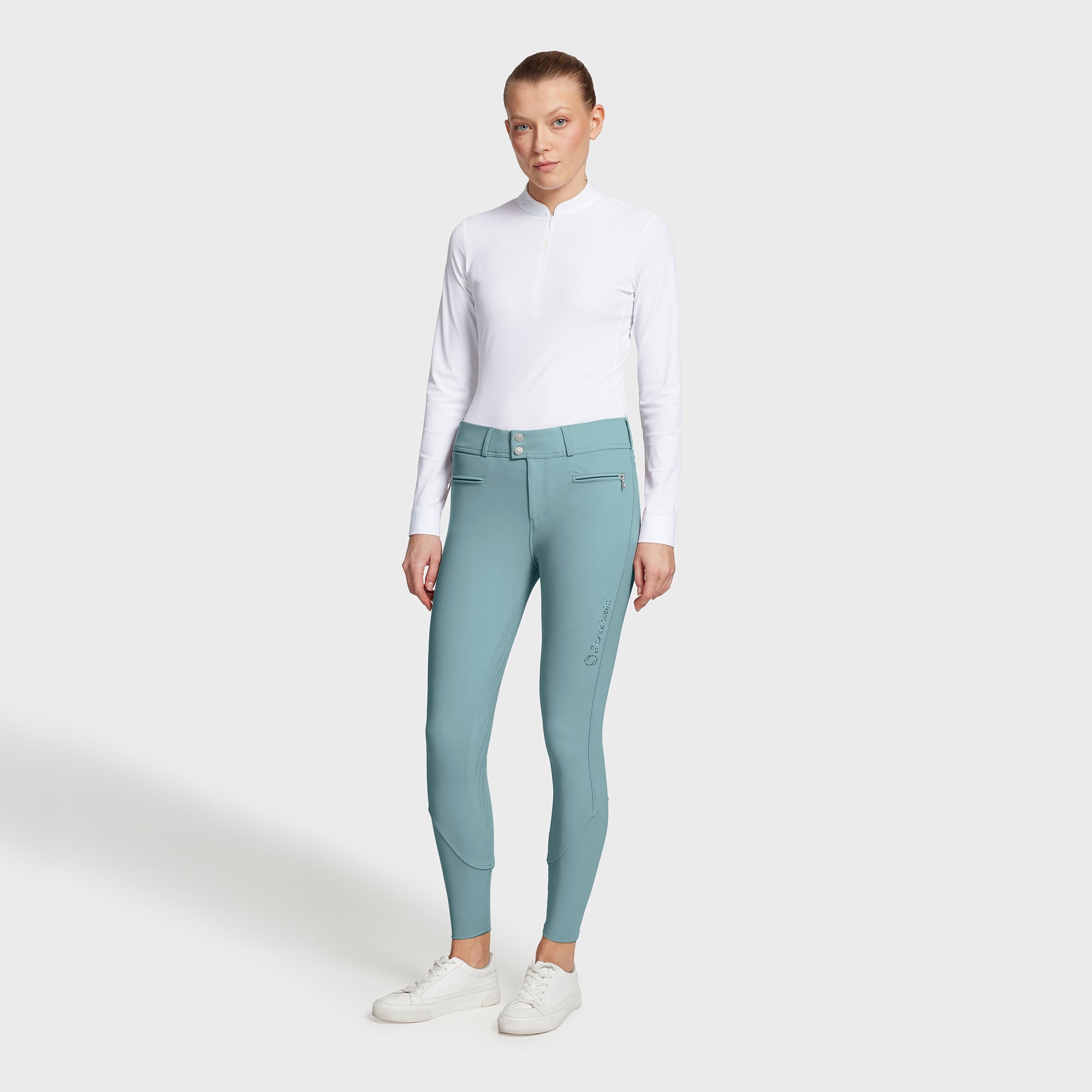 Samshield Ladies Clara High Waist Knee Grip Breeches - Espayo Equestrian