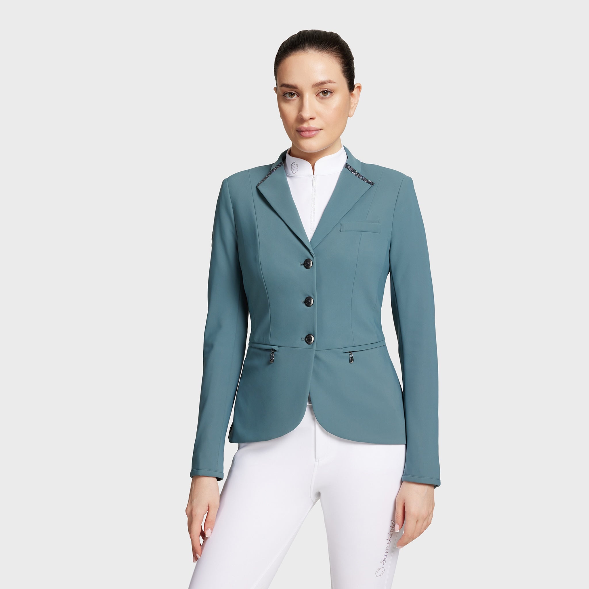 Samshield Ladies Victorine Crystal Fabric Jacket - Espayo Equestrian