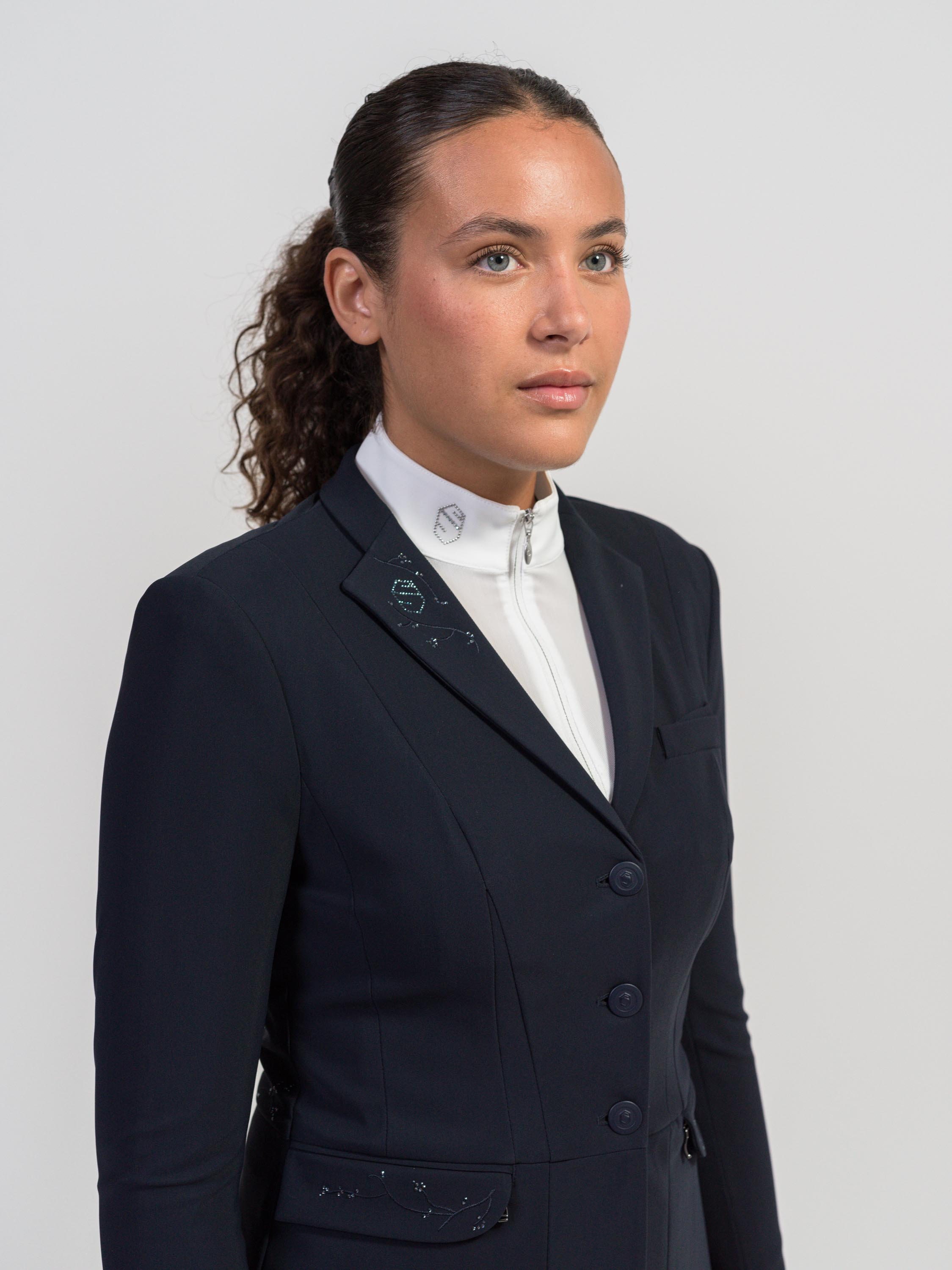 Samshield Ladies Victory Crystal Leaf Jacket - Espayo Equestrian