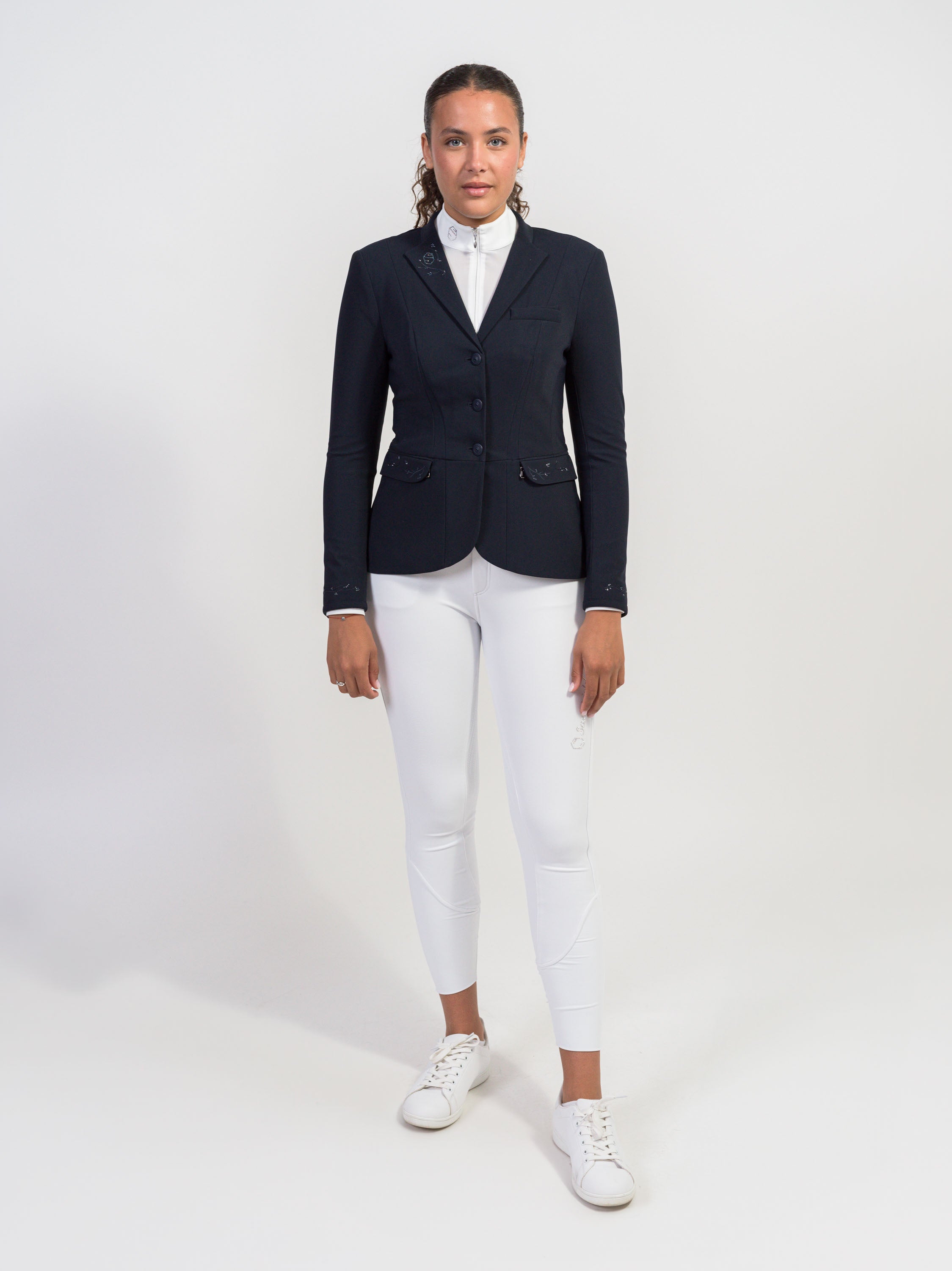 Samshield Ladies Victory Crystal Leaf Jacket - Espayo Equestrian