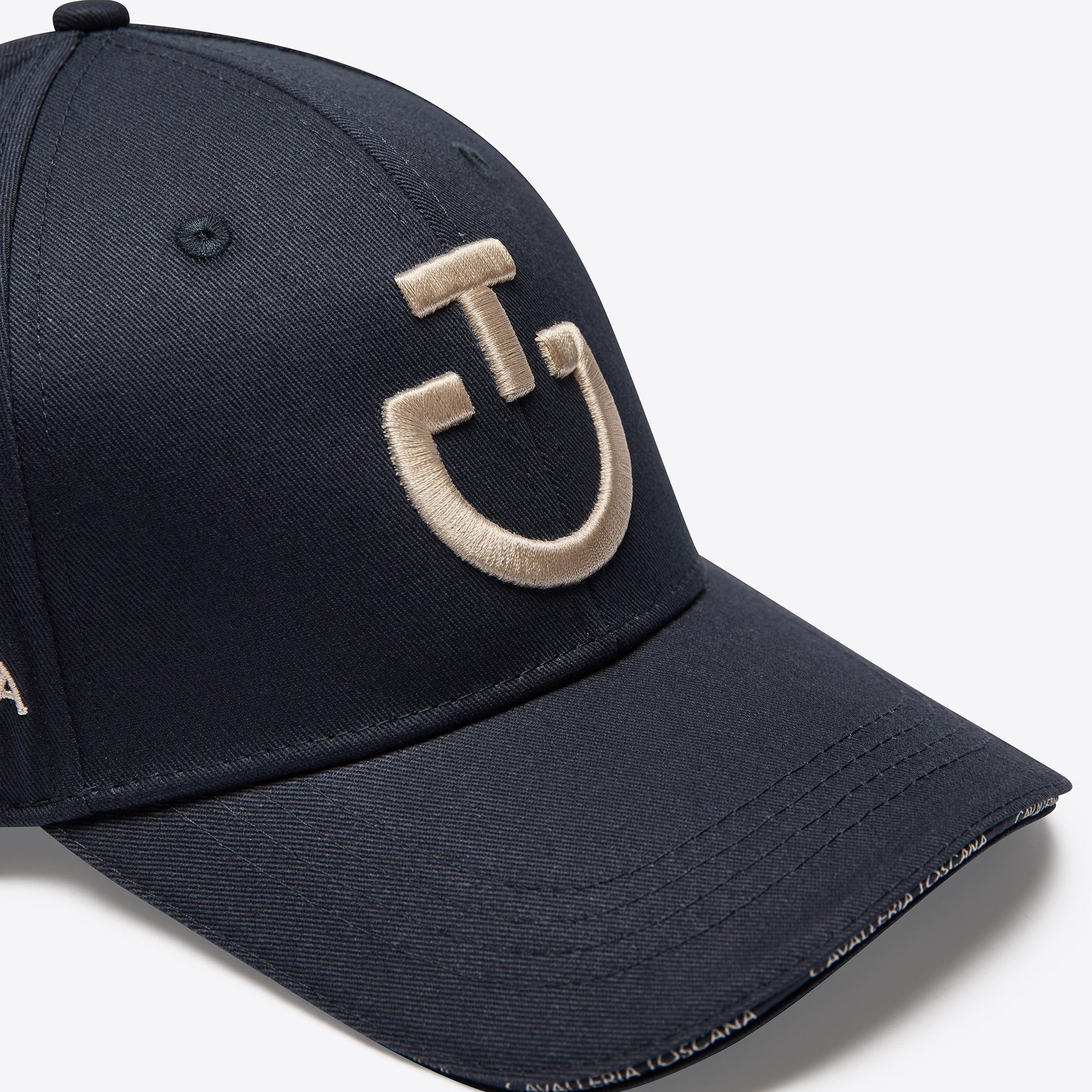Cavalleria Toscana Unisex CT Cap – Navy/Rainy Day