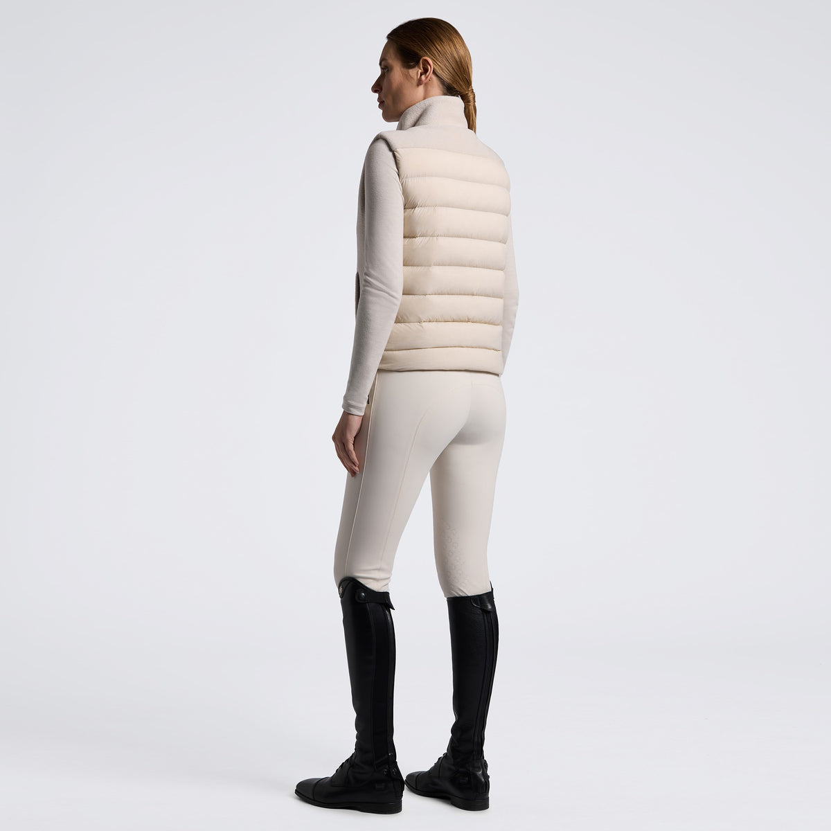 Cavalleria Toscana Ladies Fleece & Nylon Zip Up Vest – Rainy Day