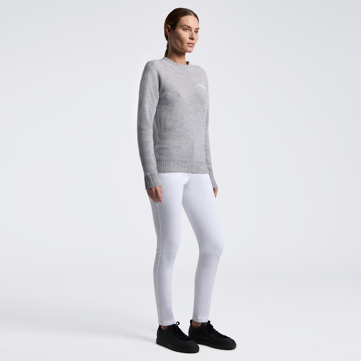 Cavalleria Toscana Ladies Pure Wool Crew Neck Sweater – Windward Blue
