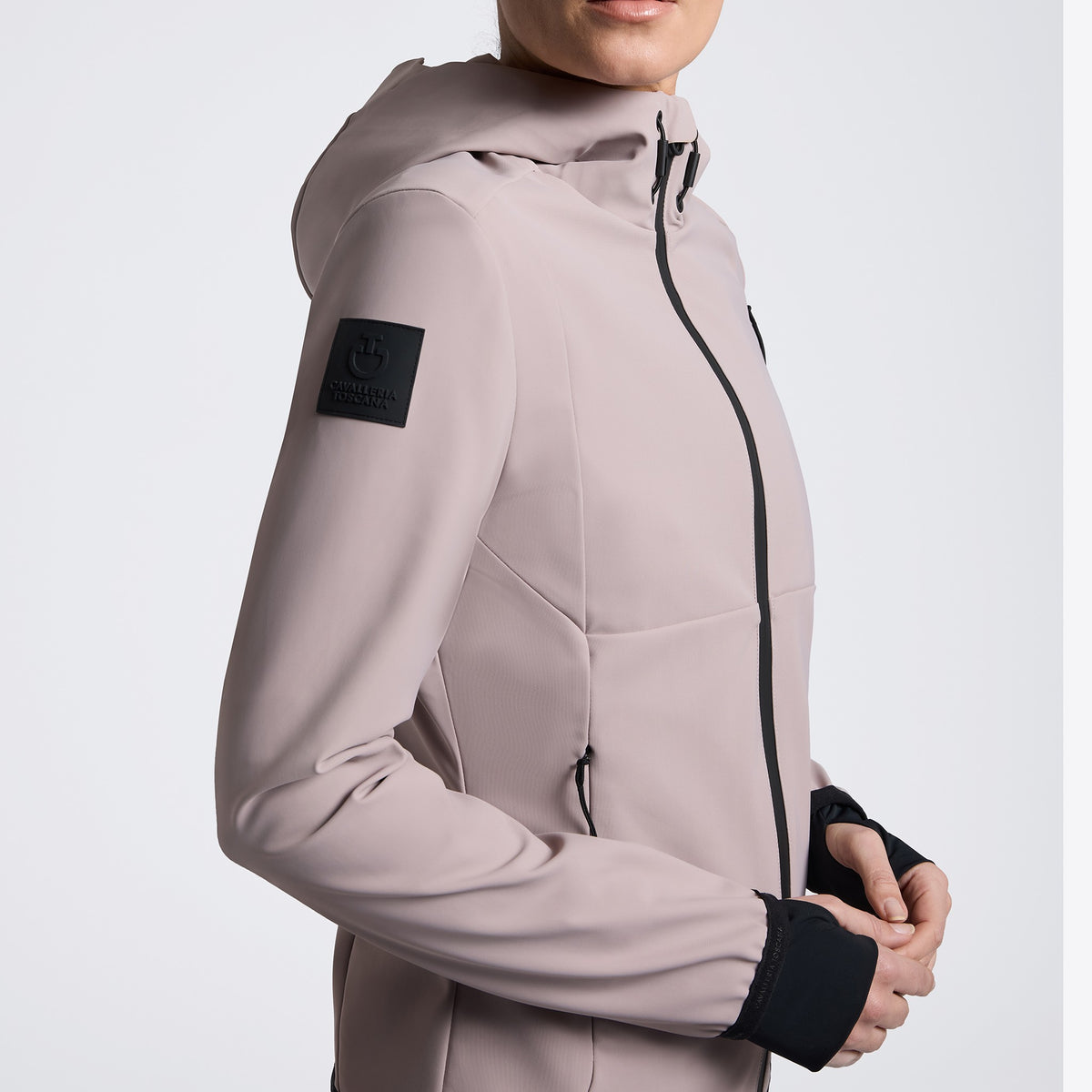 Cavalleria Toscana Ladies Thermal Hooded Performance Softshell Jacket – Cipria