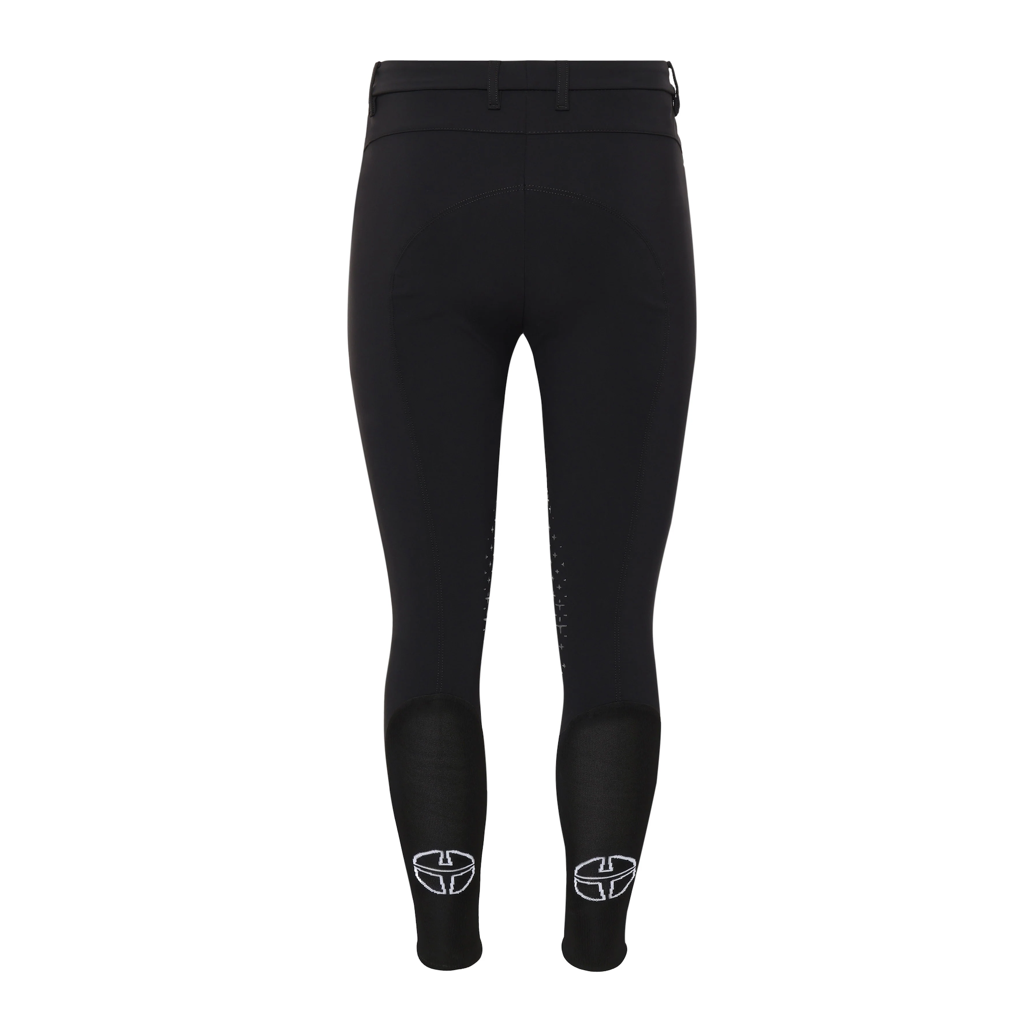 Trolle Ladies Athlete Regular Breeches Knee Grip in Black, competition breeches with silicone knee grip.