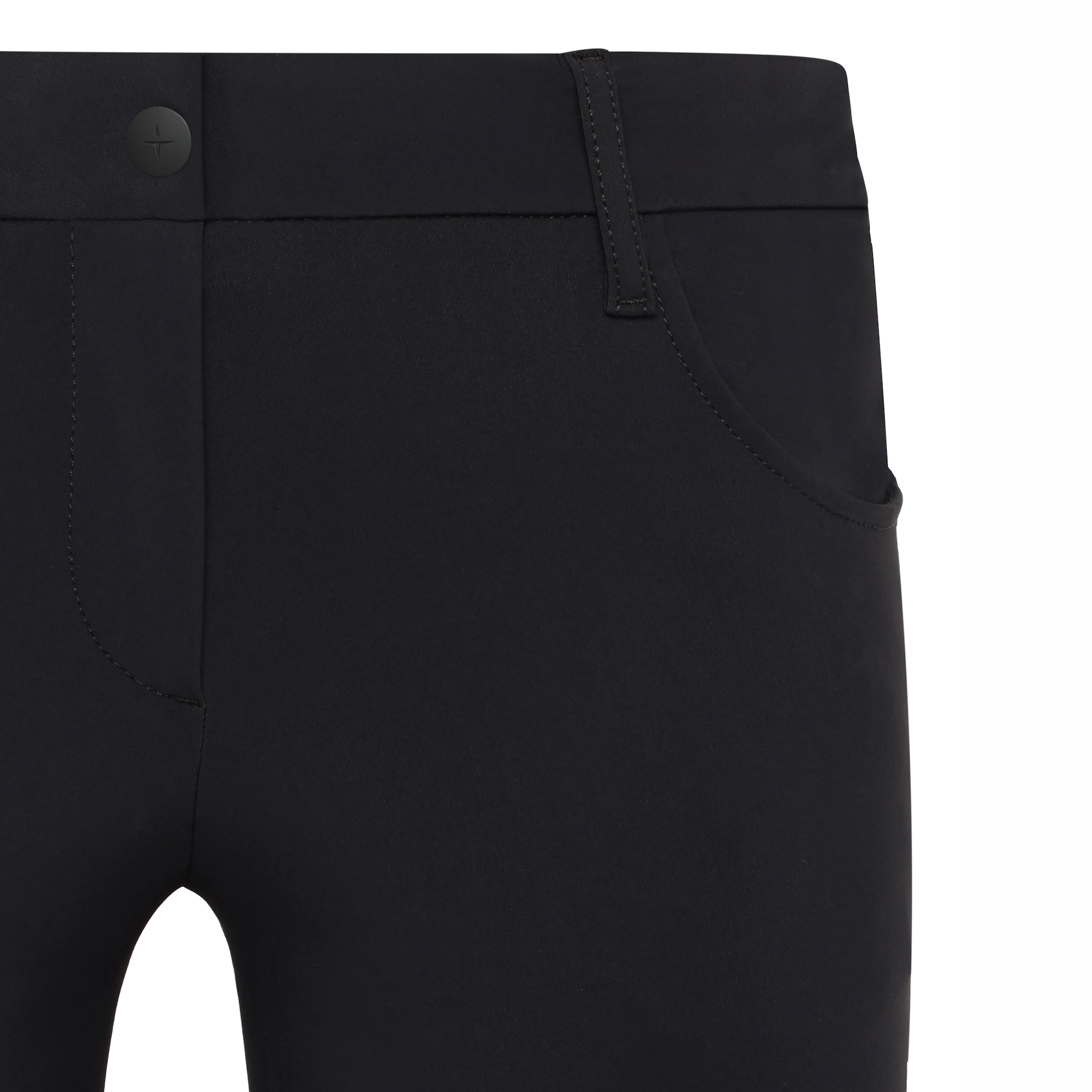 Trolle Ladies Athlete Regular Breeches Knee Grip in Black, competition breeches with silicone knee grip.