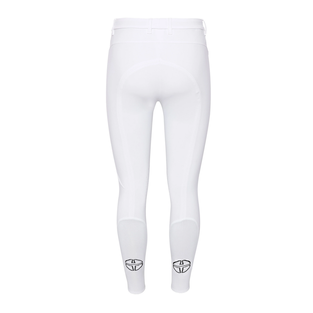 Trolle Ladies Athlete Regular Breeches Knee Grip in White, competition breeches with silicone knee grip.