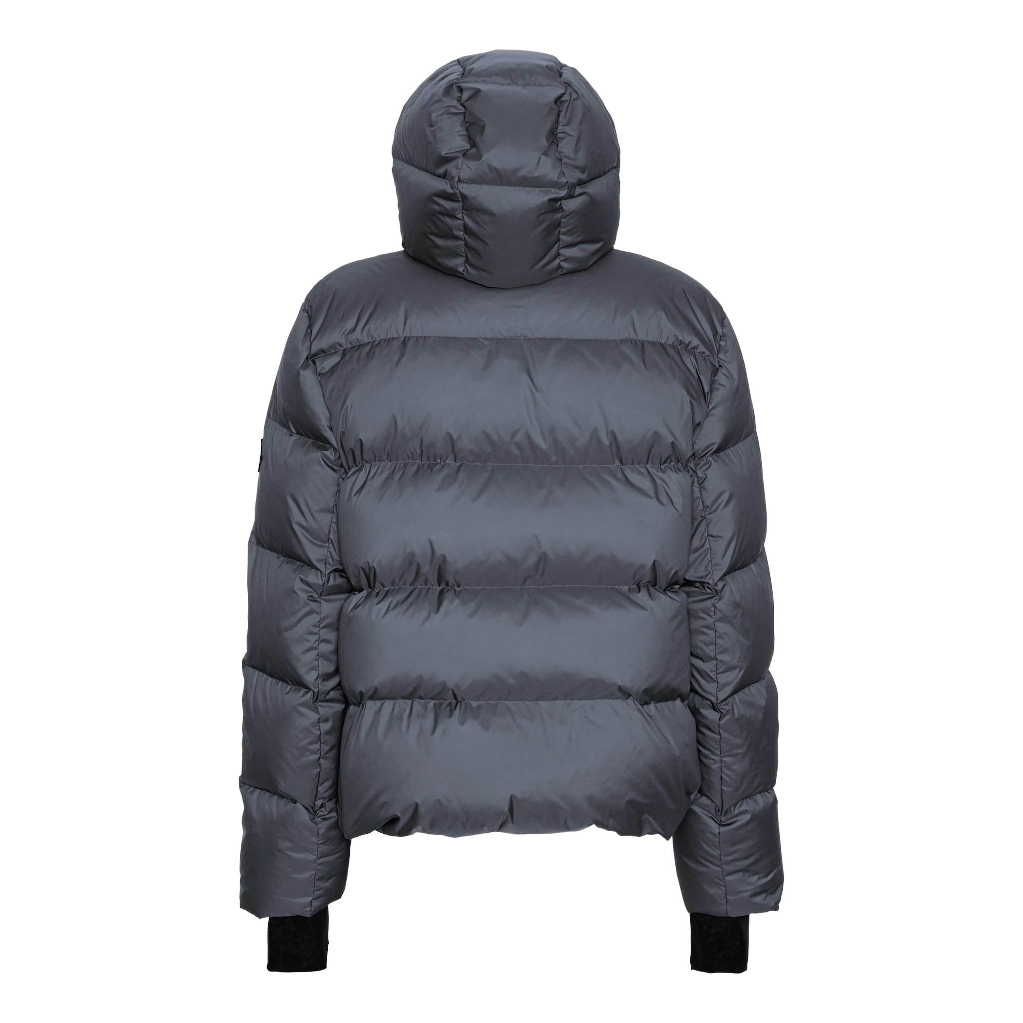 Trolle Ladies Goose Down Puffer Jacket in Navy, a lightweight goose down winter jacket.