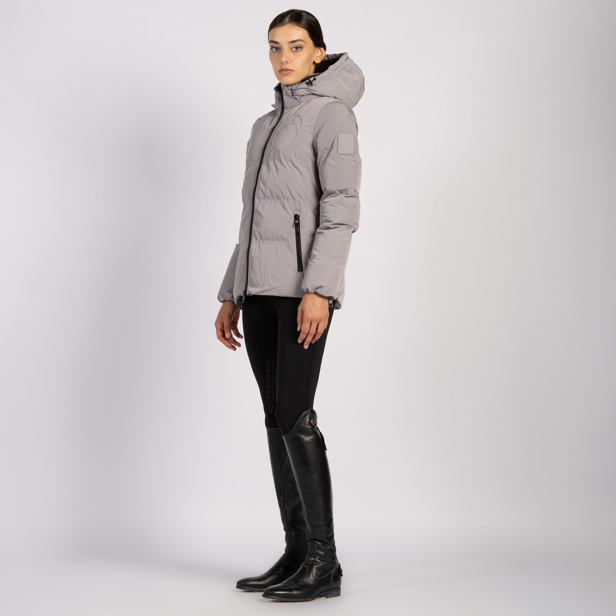 Vestrum Ladies Rovaniemi Puffer Jacket in pearl grey, ladies puffer jacket by Vestrum in premium Italian design.