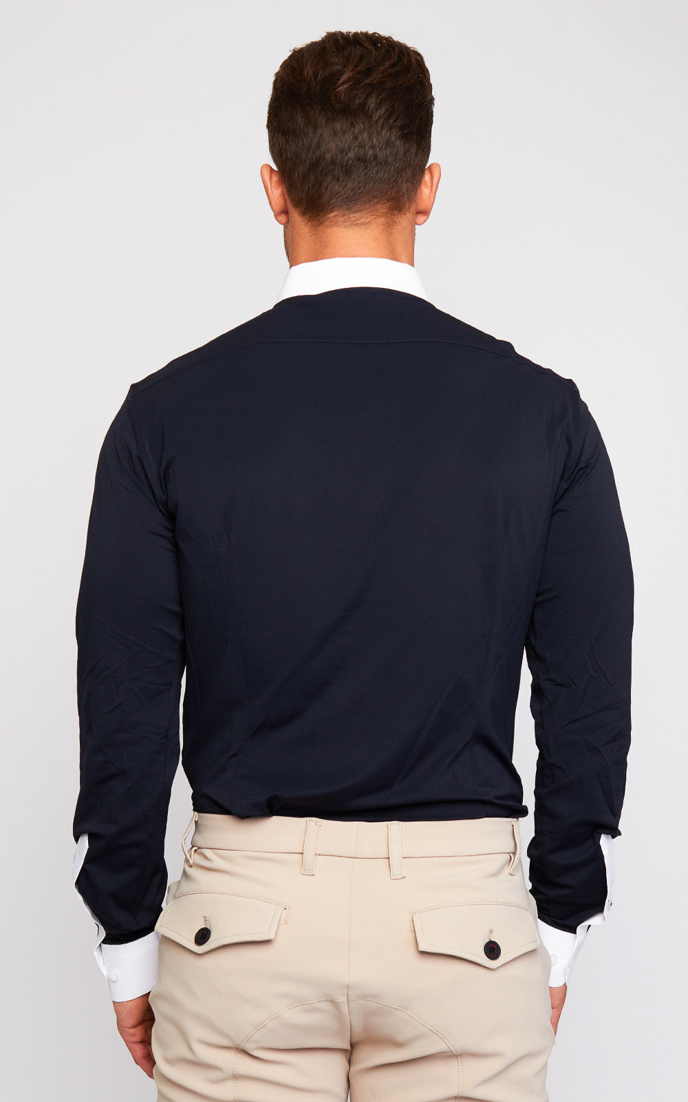 Mens Cavalleria Toscana Long sleeve Guibert Shirt - Espayo Equestrian