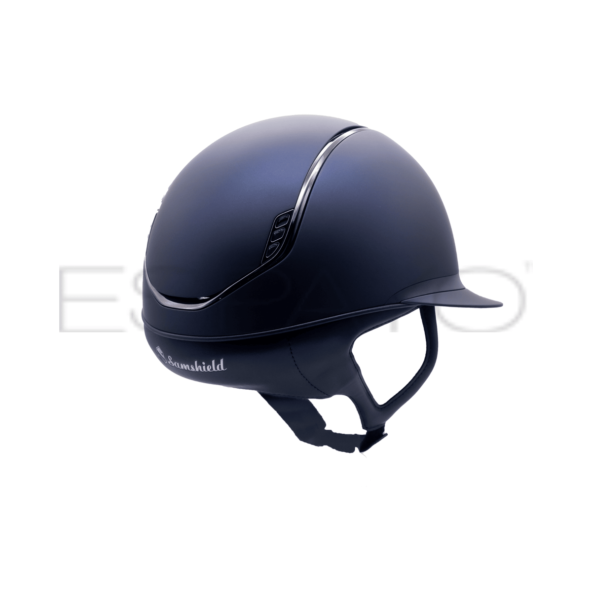 Samshield Helmets Samshield Miss Shield Shadowmatt 2.0 Riding Helmet, Black Chrome Trim ...