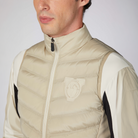 Vestrum Mens Liverpool vest, stylish men's gilet with quilted design and front zipper, in black fabric.