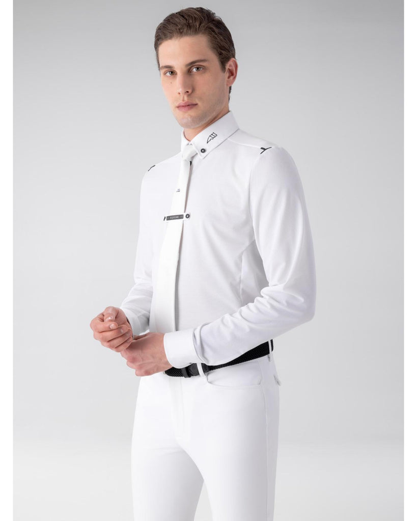 Equiline Mens Curtiek Long Sleeve Polo - Espayo Equestrian