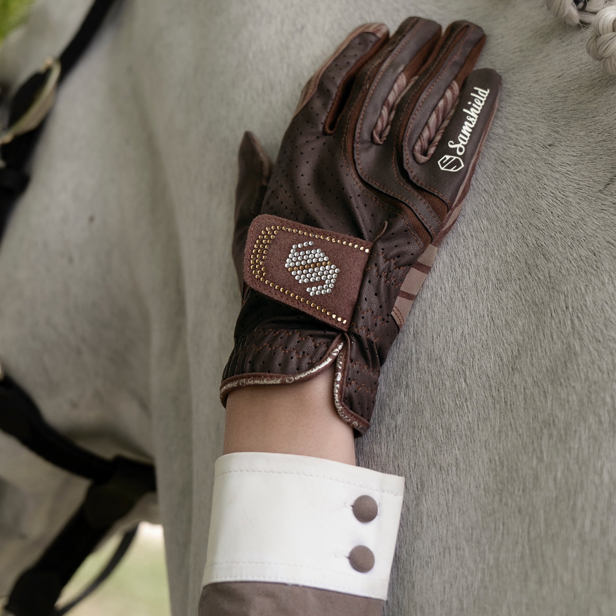 Samshield V Skin Swarovski Riding Gloves - Espayo Equestrian