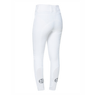 White Trolle Ladies Athlete high waist breeches with full grip silicone seat, designed for riding and equestrian activities.