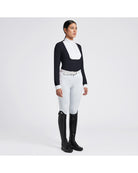 Cavalleria Toscana Ladies CT Pleated Bib Long Sleeve Competition Shirt - Espayo Equestrian