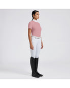 Cavalleria Toscana Ladies Heat Sealed Perforated Bib Short Sleeve Competition Shirt - Espayo Equestrian