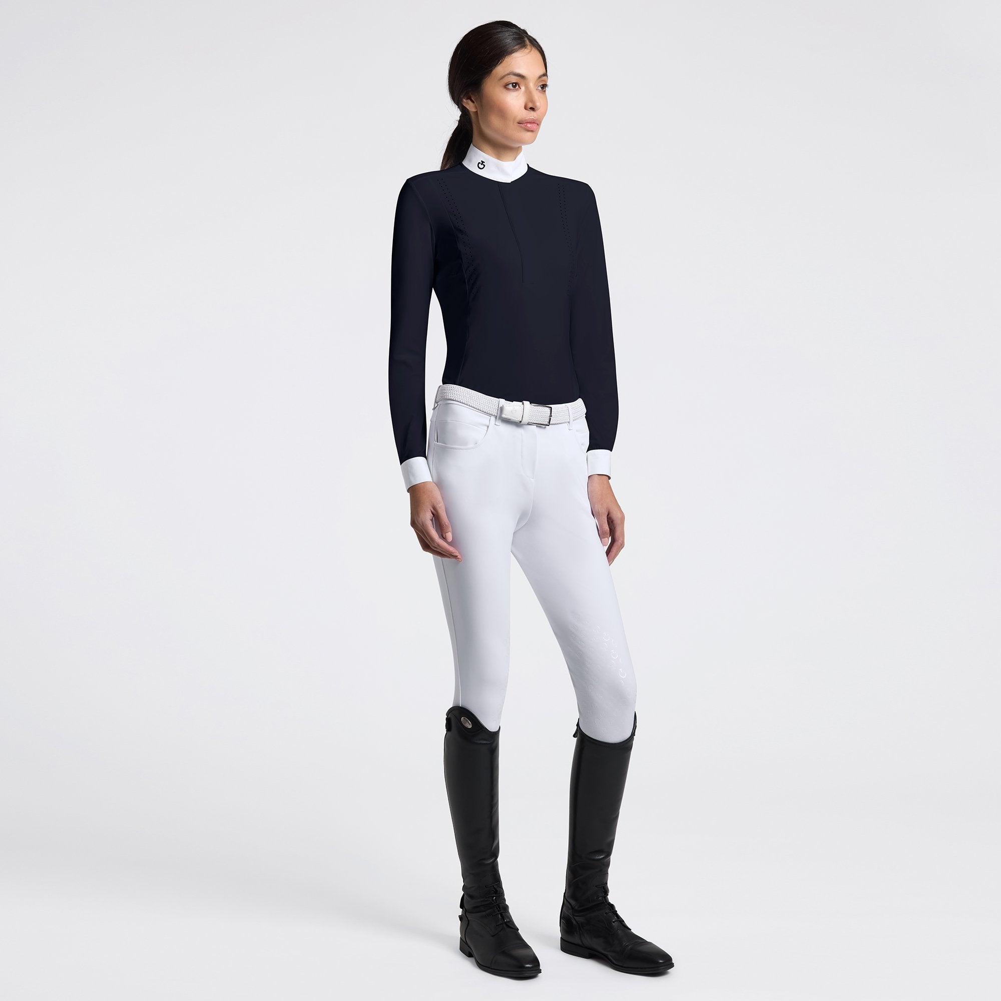 CAVALLERIA TOSCANA メッシュベルト ネイビー CAVALLERIA TOSCANA
