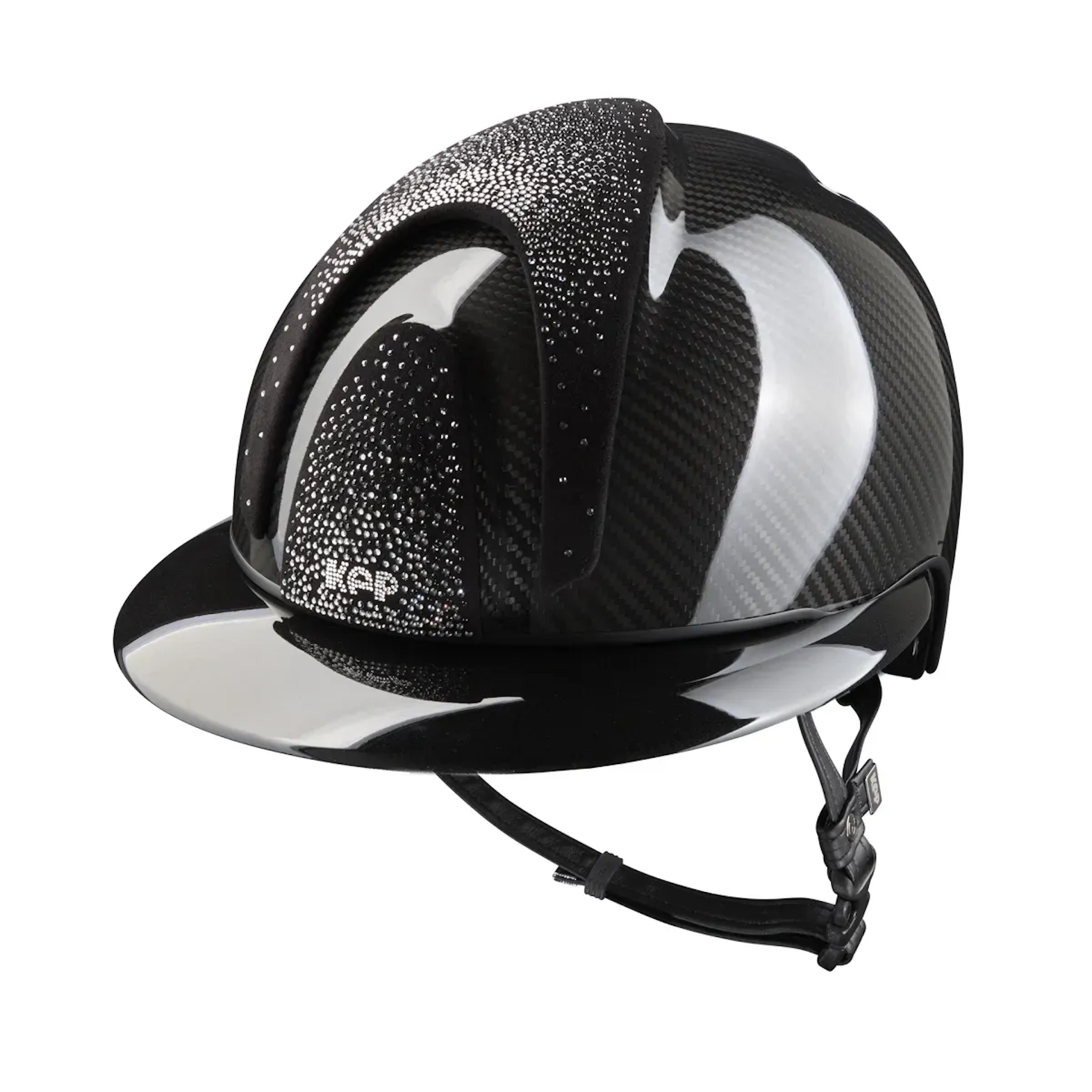 KEP Carbon Shine Polo Riding Helmet with 3 Nebula Inserts - Espayo Equestrian