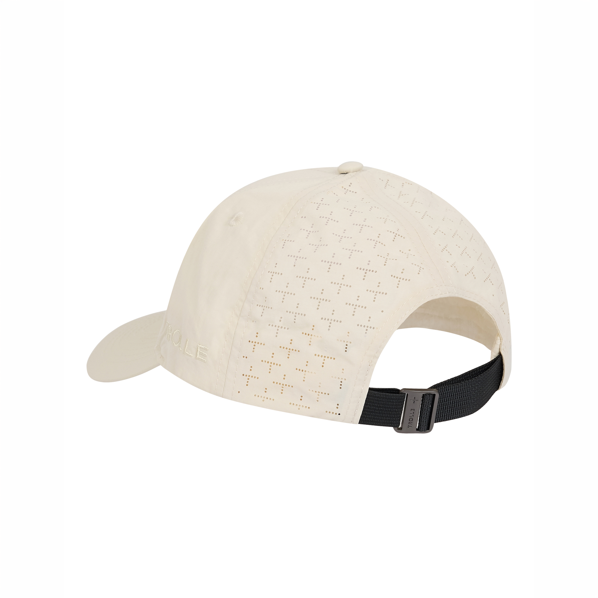 Unisex Trolle star logo cap in sandy beige color, casual style, with adjustable strap and embroidered star design.
