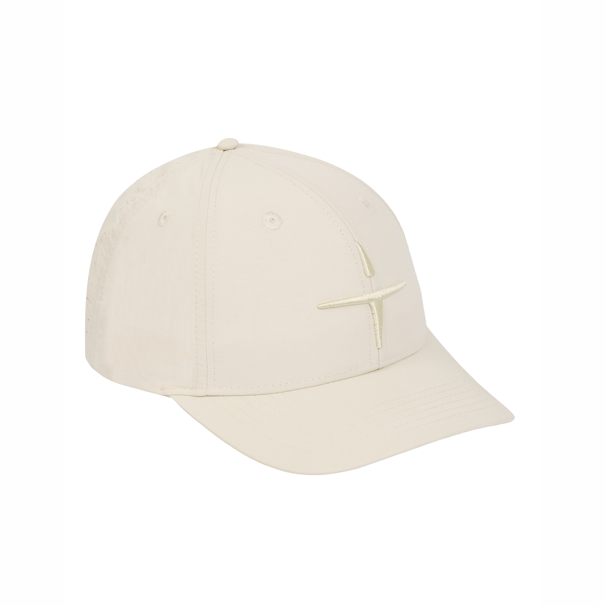 Unisex Trolle star logo cap in sand color, featuring a curved brim and adjustable strap, made of durable fabric.