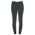 Dark grey Cavalleria Toscana ladies new grip supergrip breeches with reinforced knee patches and comfortable fit.
