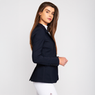 Navy Cavalleria Toscana Ladies GP Show Jacket with tailored fit and subtle detailing, designed for equestrian competitions.