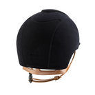 KEP Cromo 2.0 Velvet Riding Helmet with Beige Chin Strap - Espayo Equestrian
