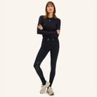 Dada Sport Ladies Kira Long Sleeve T-Shirt in navy