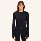 Dada Sport Ladies Kira Long Sleeve T-Shirt in navy