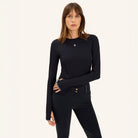 Dada Sport Ladies Kira Long Sleeve T-Shirt in navy
