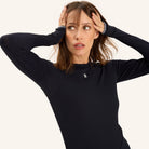 Dada Sport Ladies Kira Long Sleeve T-Shirt in navy