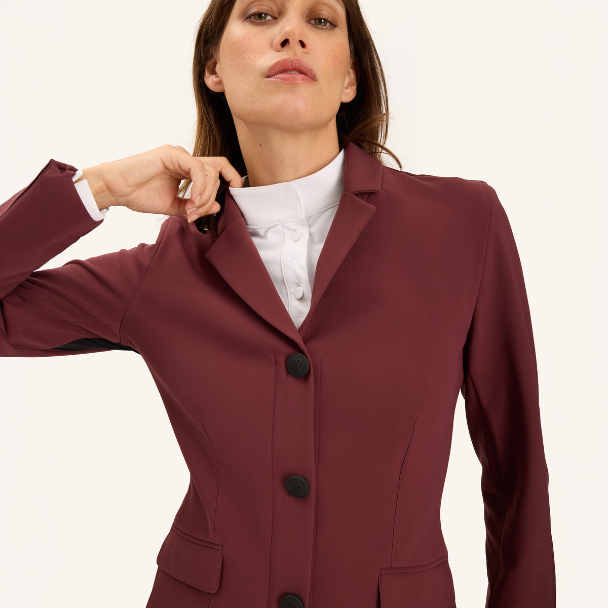 Dada Sport Ladies New Vienna Show Jacket in burgundy