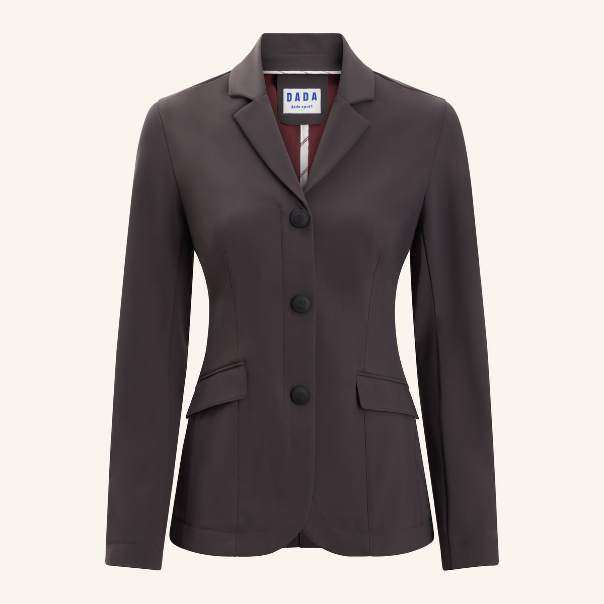 Dada Sport Ladies New Vienna Show Jacket in dark brown, front view