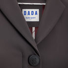 Dada Sport Ladies New Vienna Show Jacket in dark brown, lapel detail