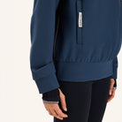 Dada Sport Ladies Urvoso Waterproof Riding Jacket in Baltic blue, detail