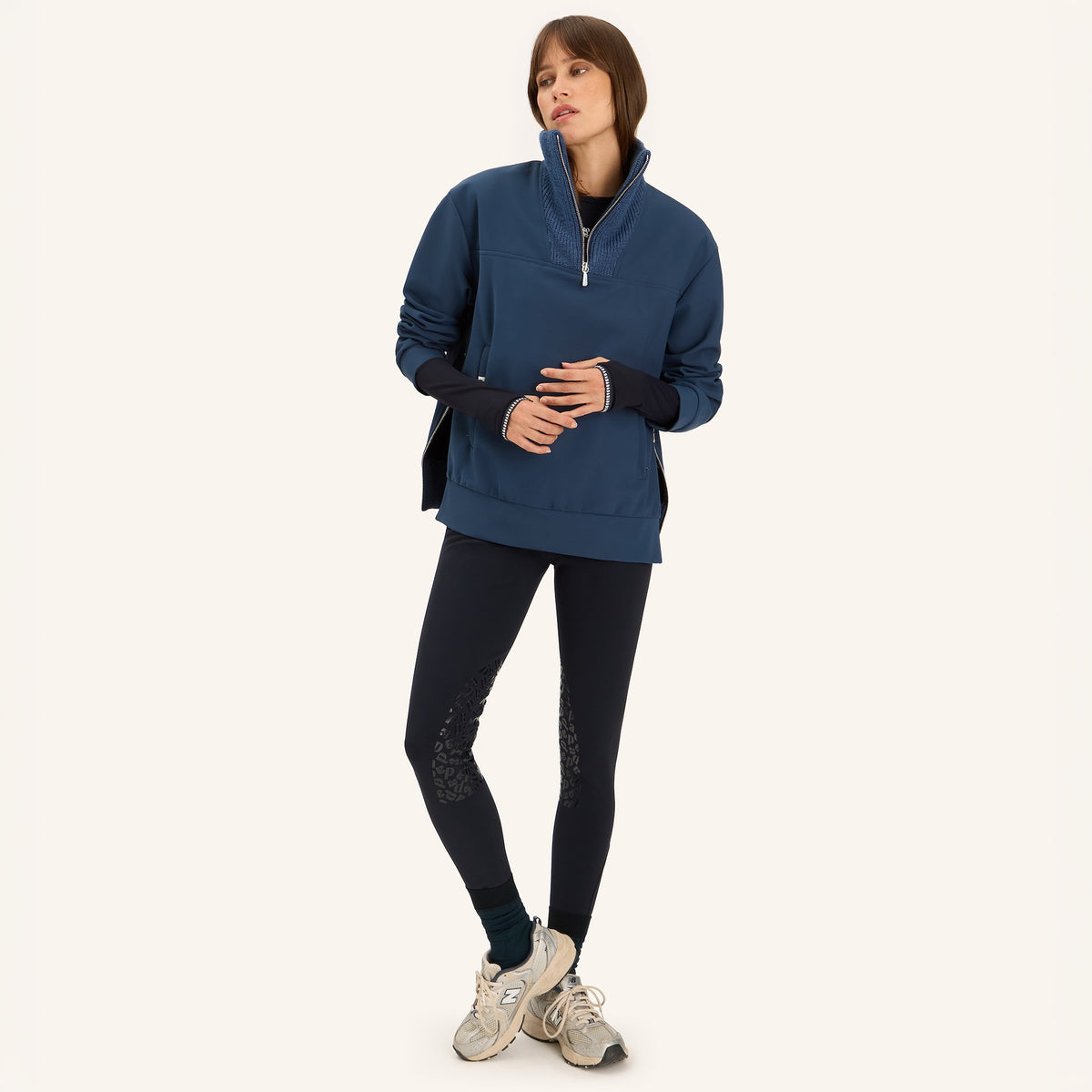 Dada Sport Ladies Urvoso Waterproof Riding Jacket in Baltic blue
